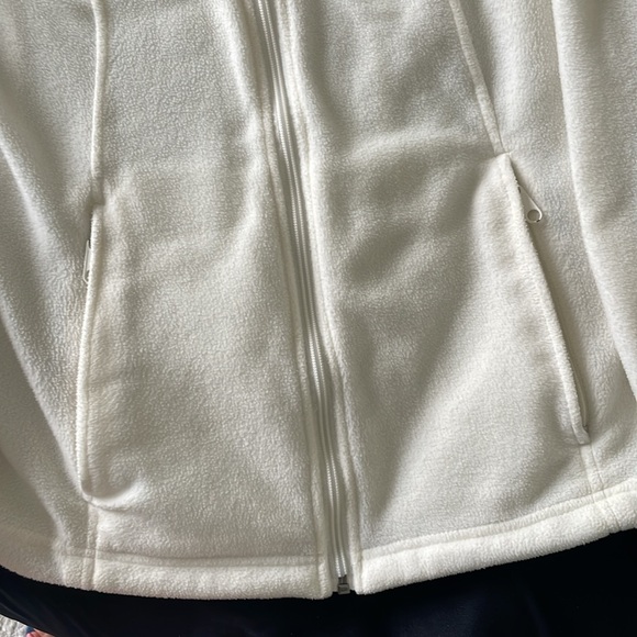 Columbia Women's Cream Fleece Lightweight Jacket - Picture 5 of 10
